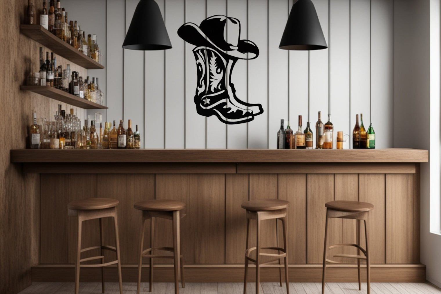 Bottes et chapeau de cowboy