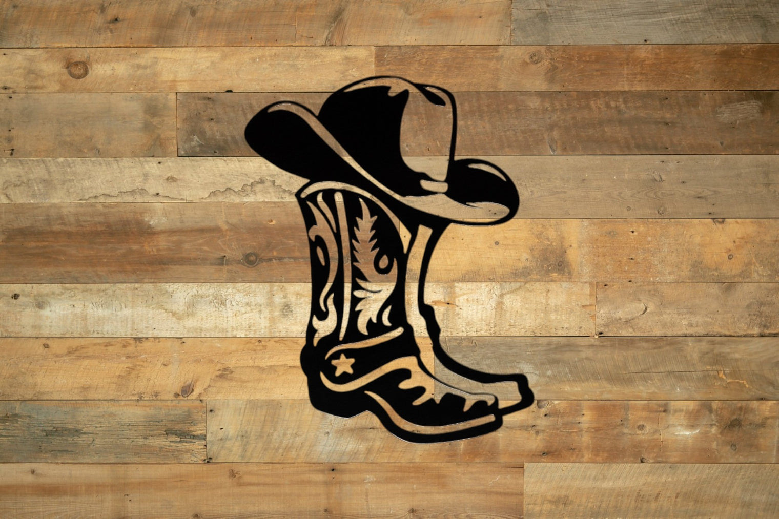 Bottes et chapeau de cowboy