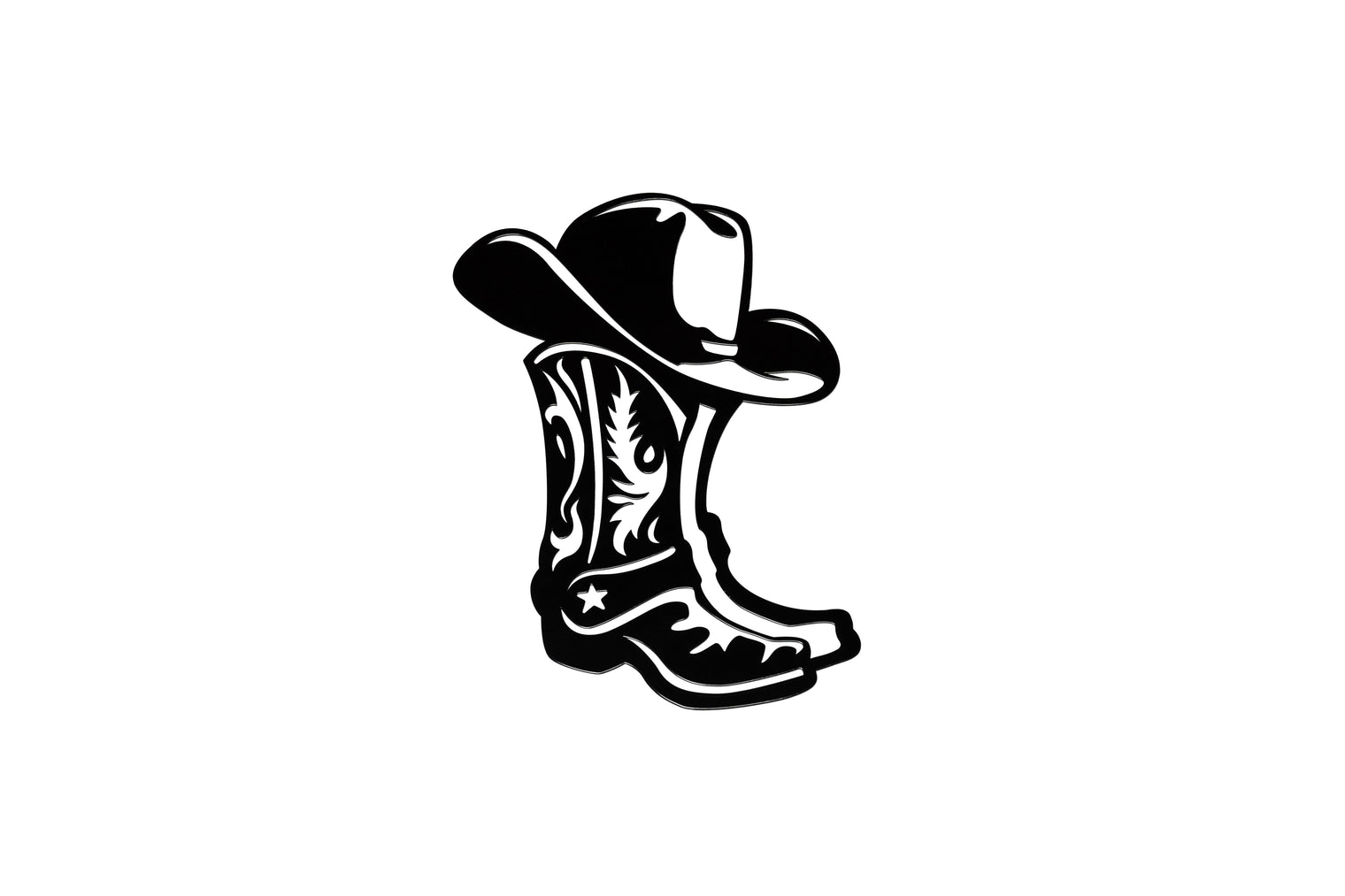 Bottes et chapeau de cowboy