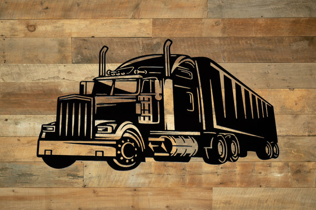 Camion avec remorque