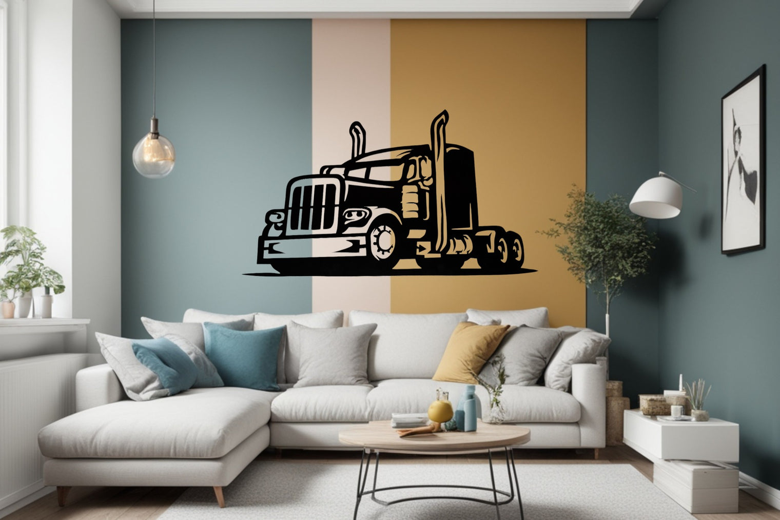 Camion semi-remorque