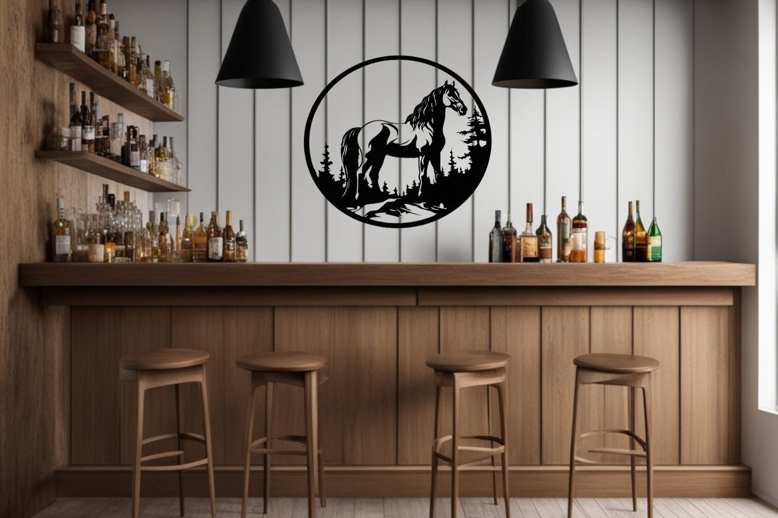 Cheval dans la nature