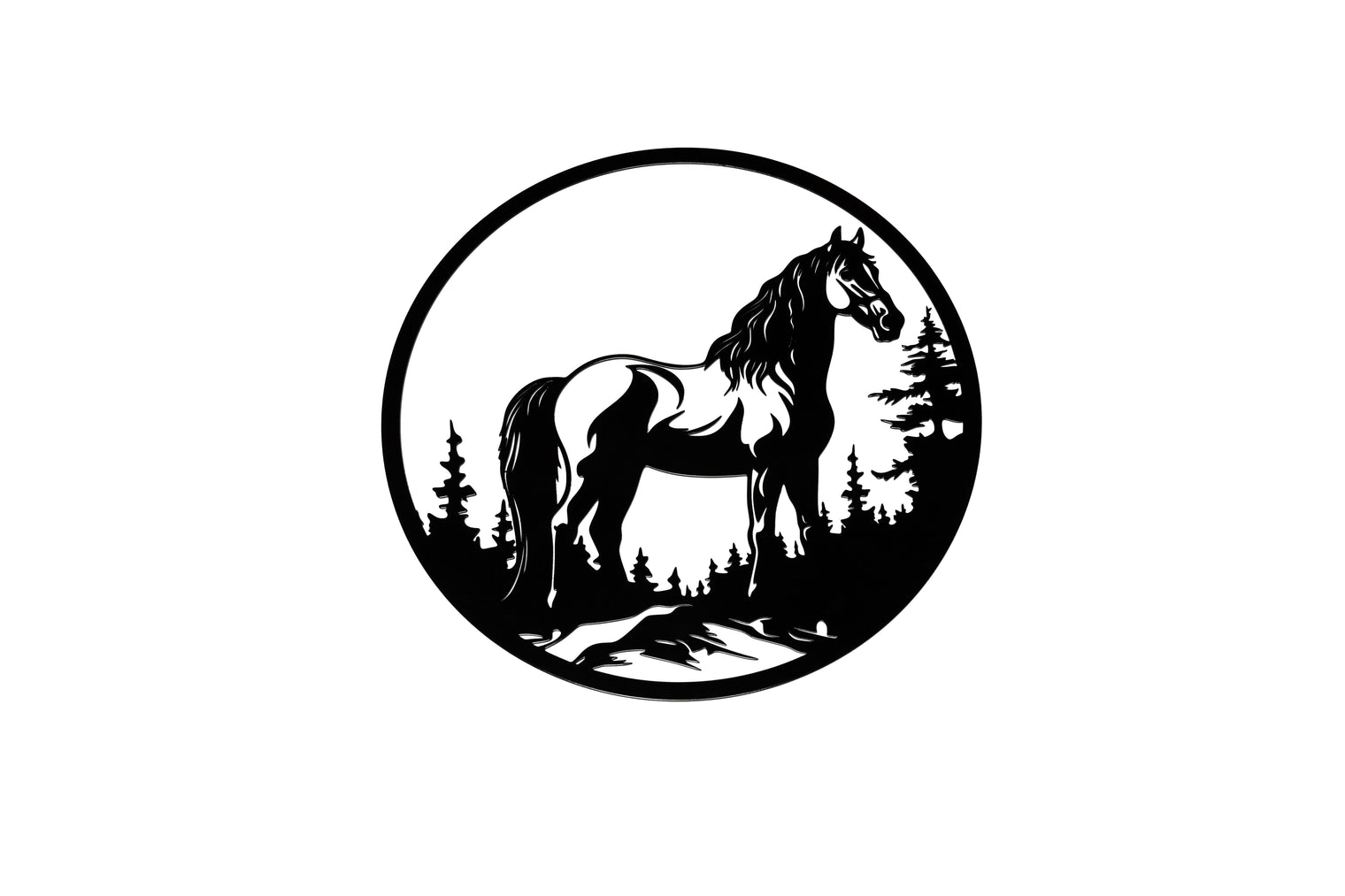 Cheval dans la nature