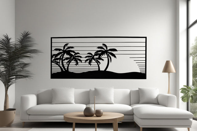 Coucher de soleil à la plage