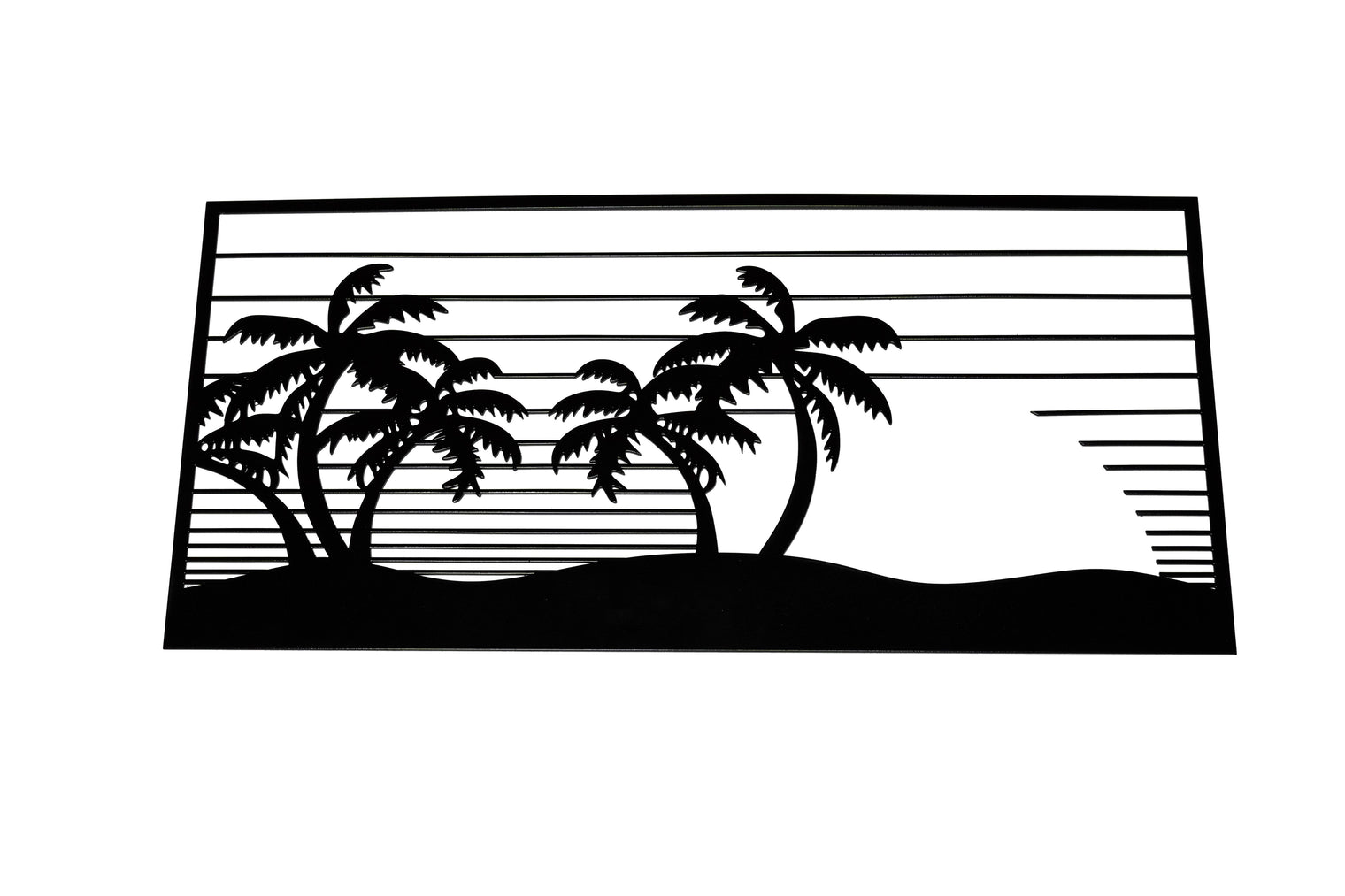 Coucher de soleil à la plage