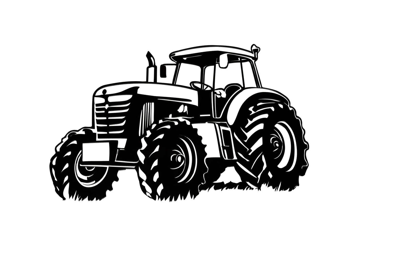 Tracteur avec cabine